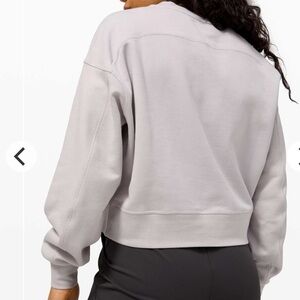 Lululemon perfectly oversized cropped crew